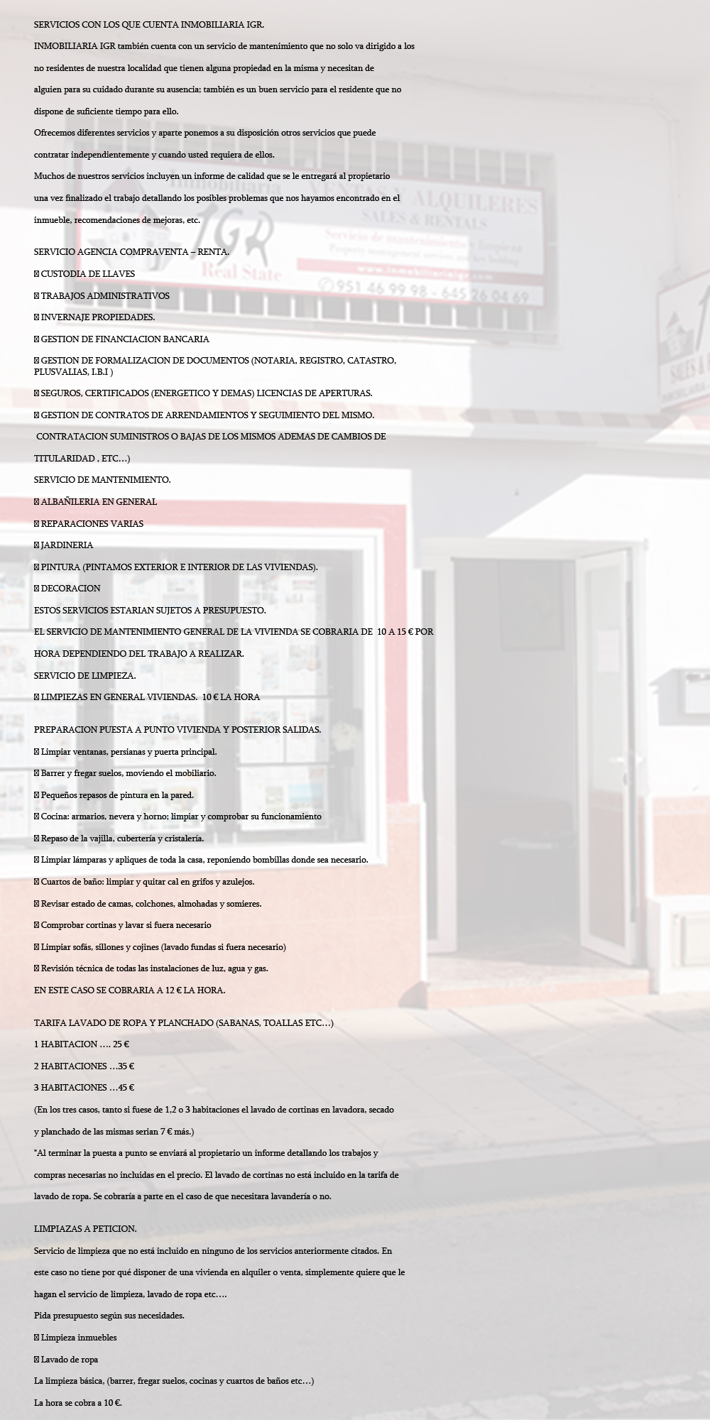 servicios